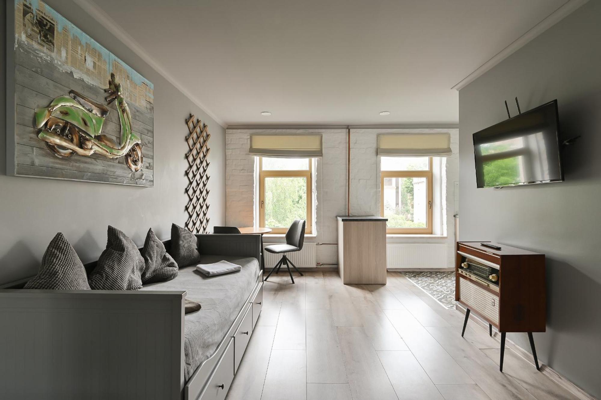 Loft design studio apartment Riga Buitenkant foto